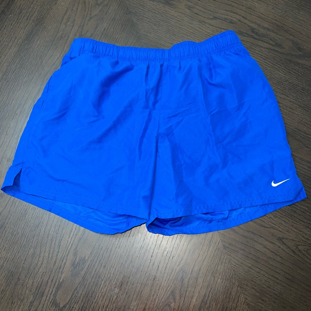 Large Blue Nike Beach Shorts
